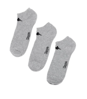 Kappa 304WN20 Socks 3 Pack Grey 43/46