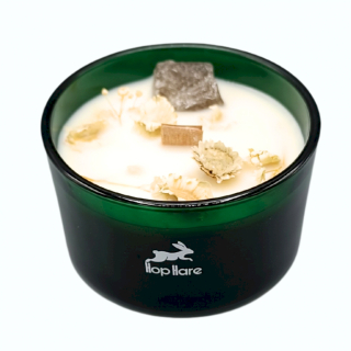 Awm Hop Hare Magická Květinová Svíčka s Krystaly - Lev 330g