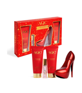 Aquarius Cosmetic Lady Secret Red EDT 100 ml/15 ml + SG 120 ml TM 120 ml