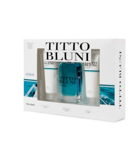 Titto Bluni Assoluto Nero Men EDT 100 ml + A/S 75 ml + S/G 75 ml