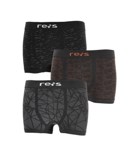 Reis UP BOXBIT Boxer 3 Pack barevné