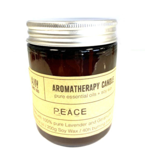 Awm Aromaterapeutická Sójová Svíčka - Mír 200g