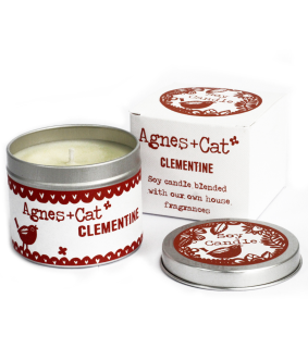 Awm Svíčka v Plechovce - Dárkové Balení - Klementinka 200g