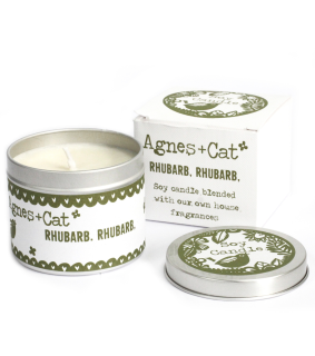 Awm Svíčka v Plechovce - Dárkové Balení - Rebarbora 200g