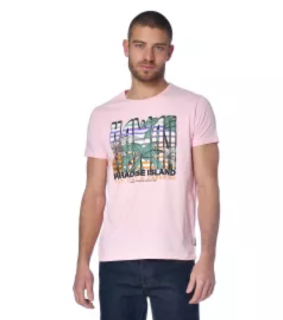 La Maison Blaggio Magic pánské tričko růžové