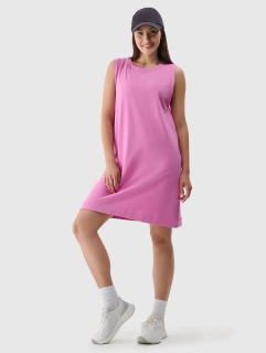 4F sportovní šaty 4FWSS25TDREF138 růžové