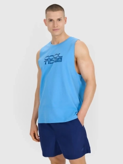 4F pánské tílko 4FWSS25TSLEM123 modré