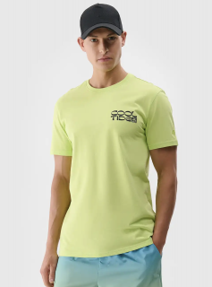 4F pánské tričko 4FWSS25TTSHM1984 zelené