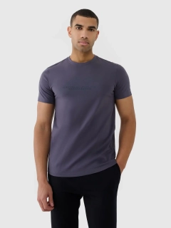 4F Pánské tričko 4FWSS25TTSHM2004 antracitové