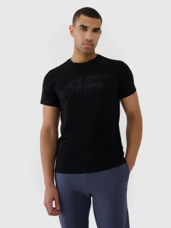 4F Pánské tričko 4FWSS25TTSHM2004 černé