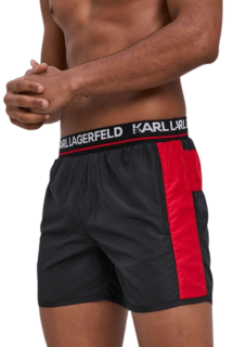 Karl Lagerfeld KL21MBS04 pánské šortky černé