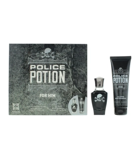Police Potion Eau De Parfum For Men, 30 ml + Potion, Hydrating, Body Lotion, 100 ml