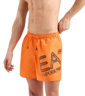 Emporio Armani 902000-4R736 pánské šortky oranžové
