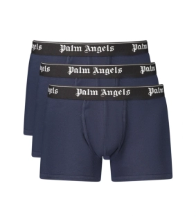 Palm Angels PLA1UMWTR04TR Boxer 3 PACK modré