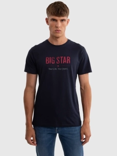 Big Star BRUNO 406 Pánské tričko Navy Blue