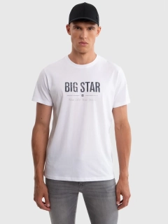 Big Star BRUNO 101 Pánské tričko White