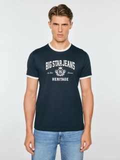 Big Star BRENO 403 Pánské tričko Navy Blue