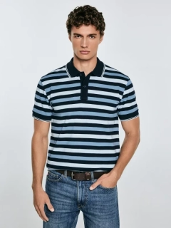 Big Star SEULIR 401 Pánské Polo tričko Blue