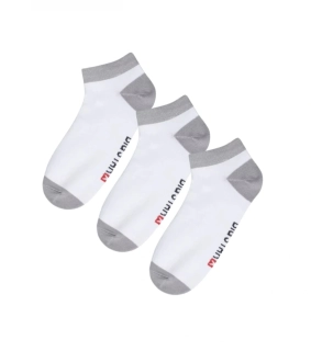 Big Star FILIXOS 902 Socks 3 Pack White/Grey