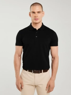 Big Star MARKOLINOS 906 Pánské Polo tričko Black