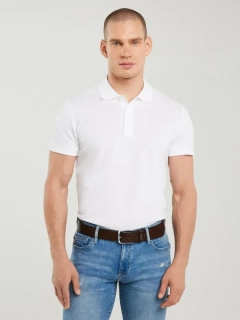 Big Star MARKOLINOS 101 Pánské Polo tričko White