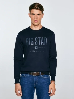 Big Star ECODORT 403 Pánská mikina tmavě modrá