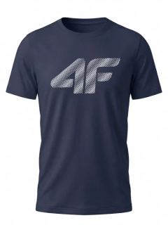 4F pánské tričko 4FWMM00TTSHM3342 Navy Blue