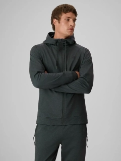 4F Pánská tréninková mikina s kapucí 4FWAW26TFSWM0973 Anthracite