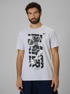 4F pánské tričko 4FWSS26TTSHM3330 Grey
