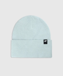 4F Unisex zimní čepice 4FWAW24ACAPU512 Turquoise