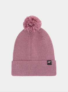4F Dámská zimní čepice 4FWAW24ACAPU472 Pink