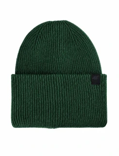 4F Unisex zimní čepice 4FWAW24ACAPPU511 Green