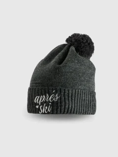 4F Dámská zimní čepice APRES SKI  4FWAW26ACAPF0842 Black
