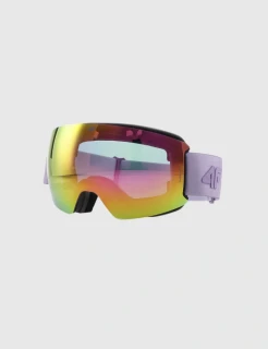 4F Lyžařské brýle s multibarevnou vrstvou 4FWAW24AGOGU056 unisex fialové
