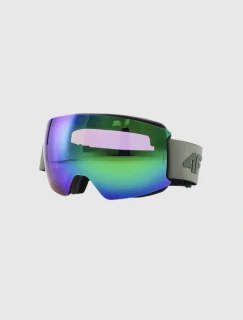 4F Lyžařské brýle s vícebarevným povlakem 4FWAW24AGOGU056 unisex olivové